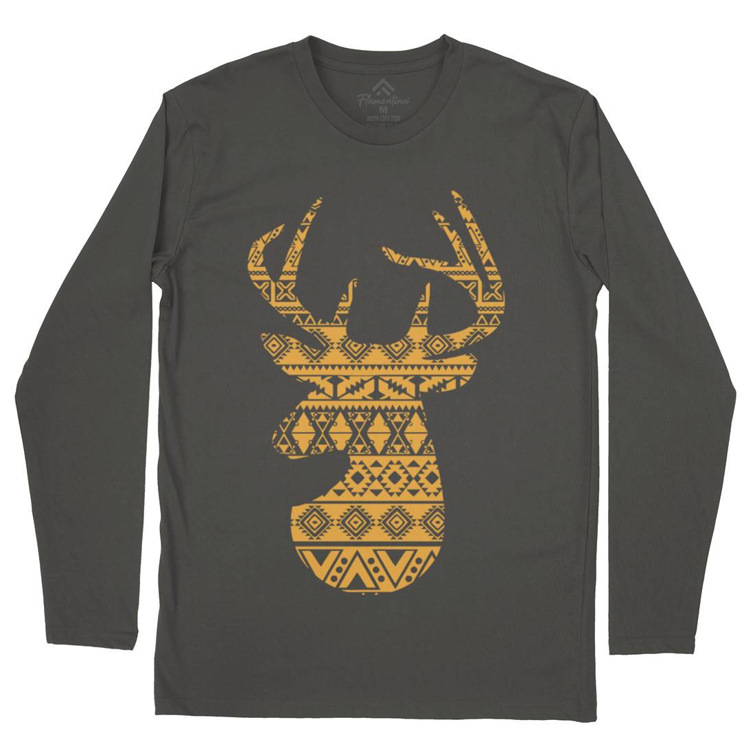 Deer Mens Long Sleeve T-Shirt Animals B024