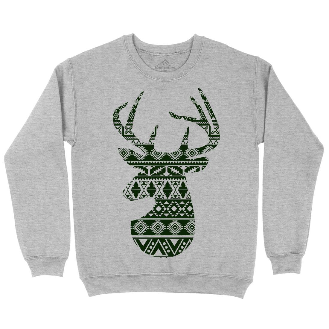 Deer Kids Crew Neck Sweatshirt Animals B024