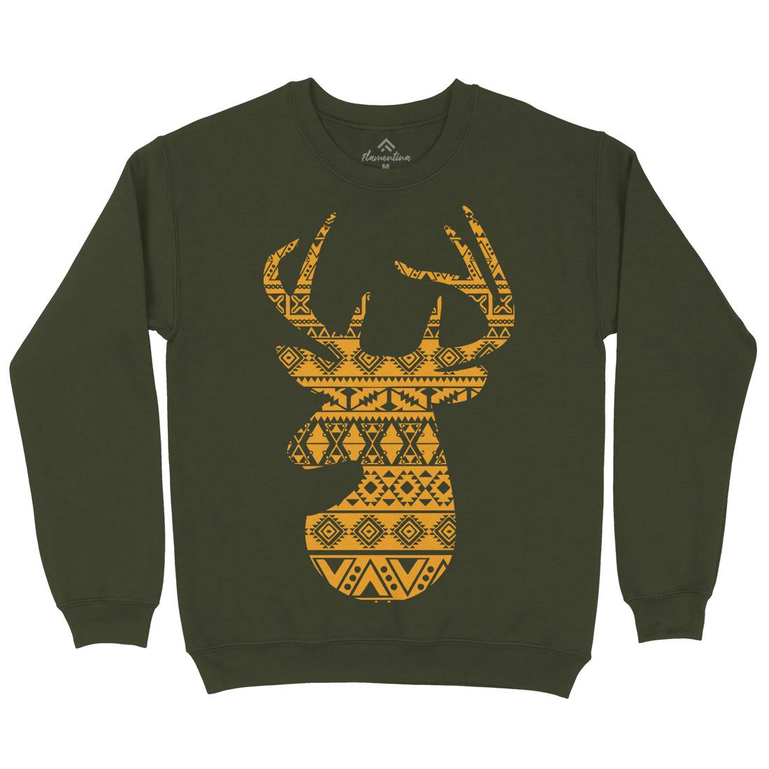 Deer Mens Crew Neck Sweatshirt Animals B024