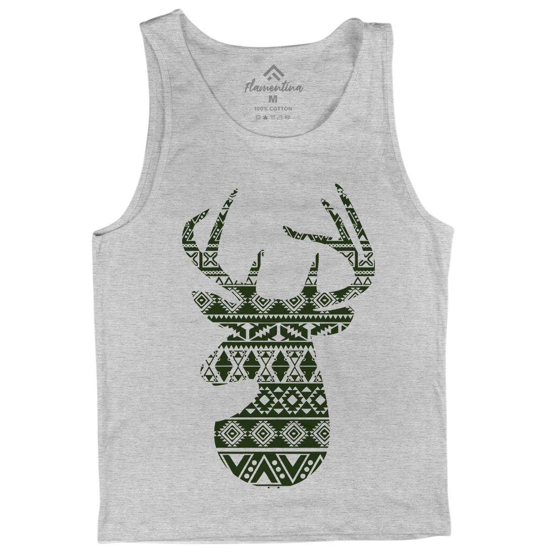 Deer Mens Tank Top Vest Animals B024