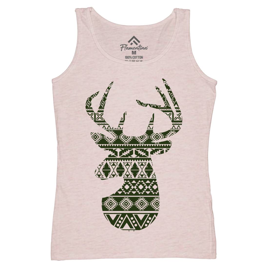 Deer Womens Organic Tank Top Vest Animals B024