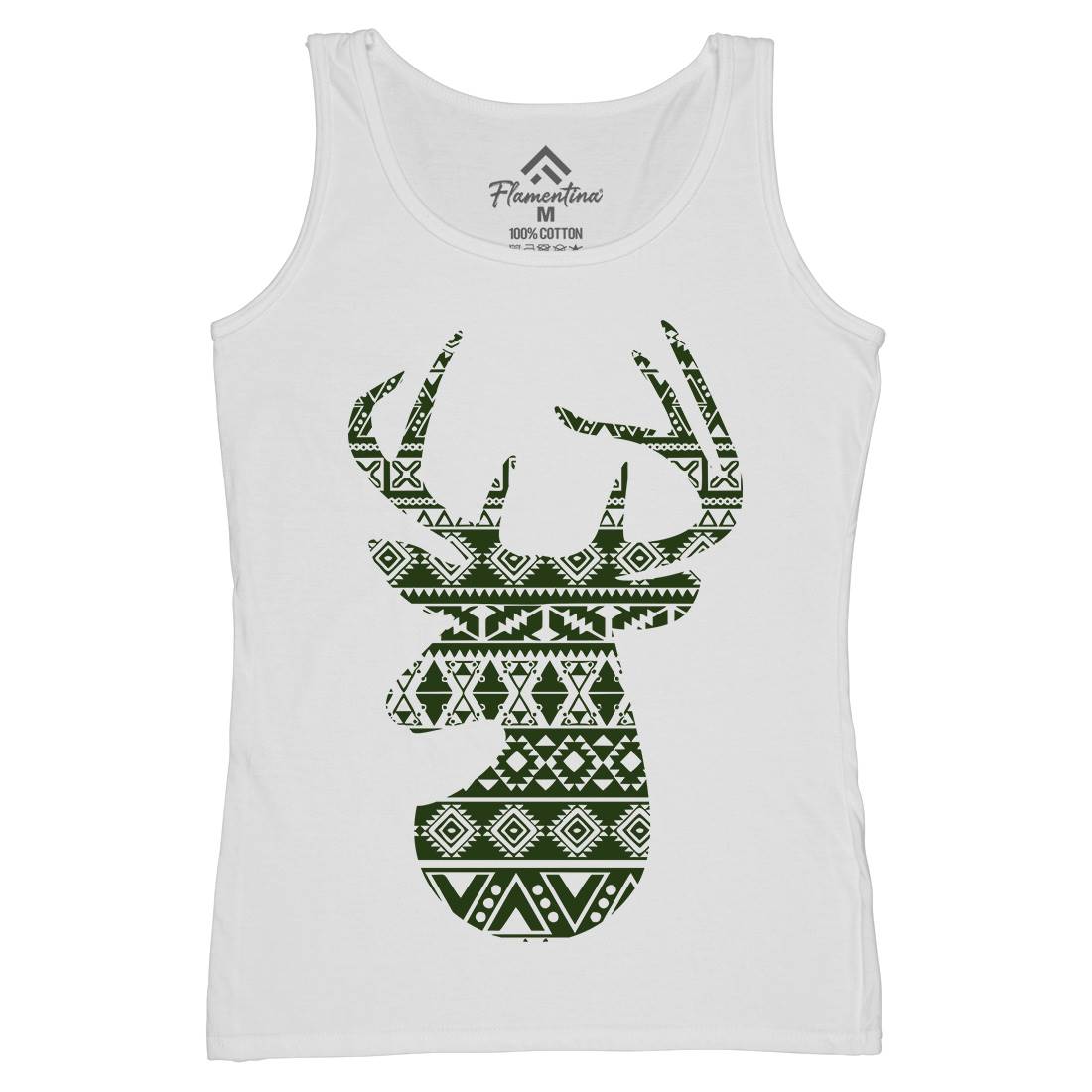 Deer Womens Organic Tank Top Vest Animals B024