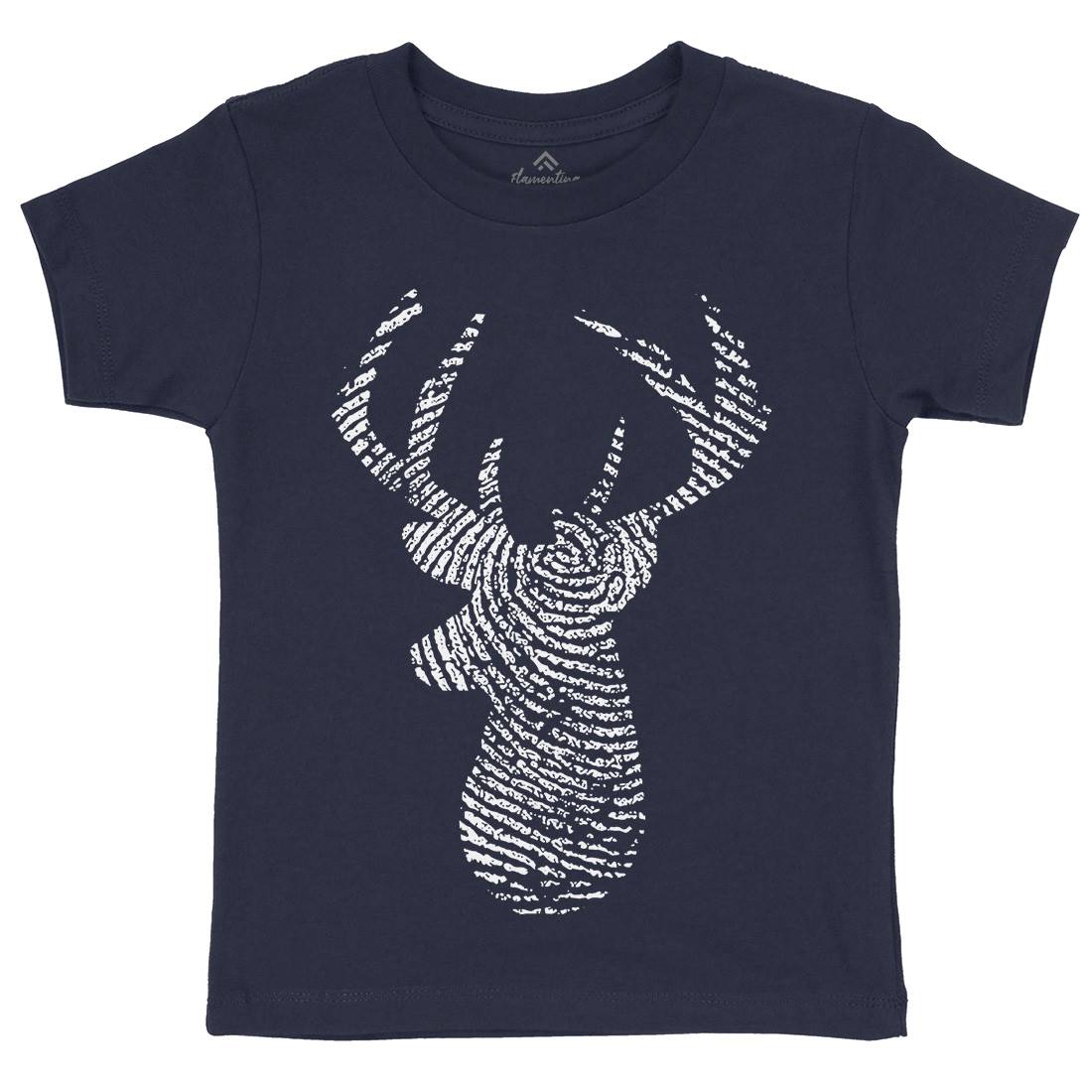 Deer Kids Crew Neck T-Shirt Animals B026