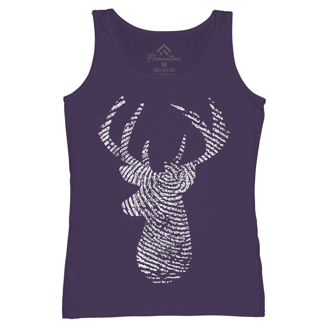 Deer Womens Organic Tank Top Vest Animals B026
