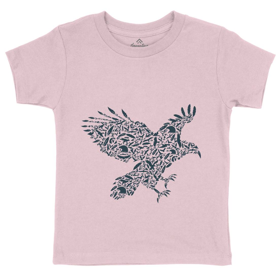 Eagle Kids Organic Crew Neck T-Shirt Animals B029