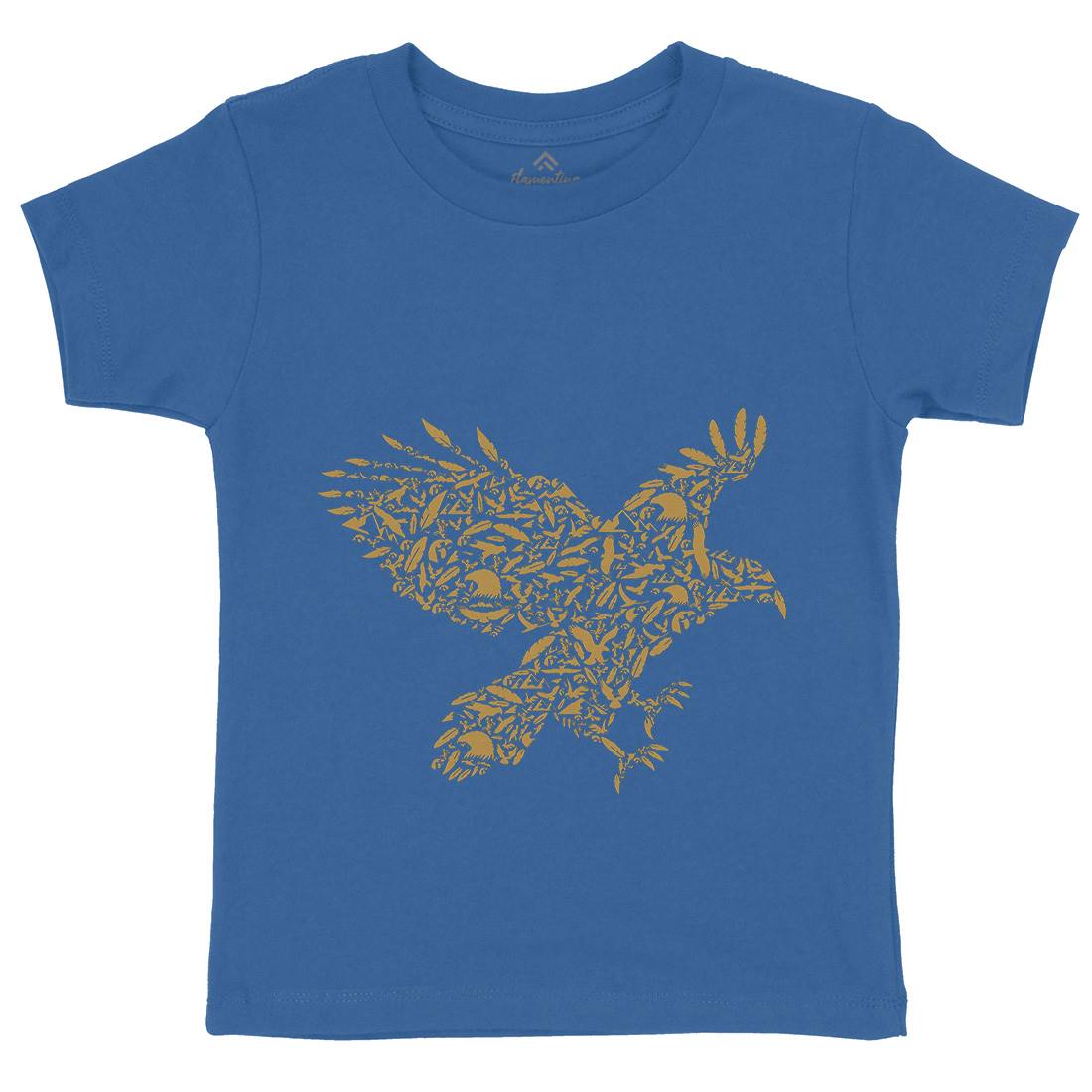 Eagle Kids Organic Crew Neck T-Shirt Animals B029