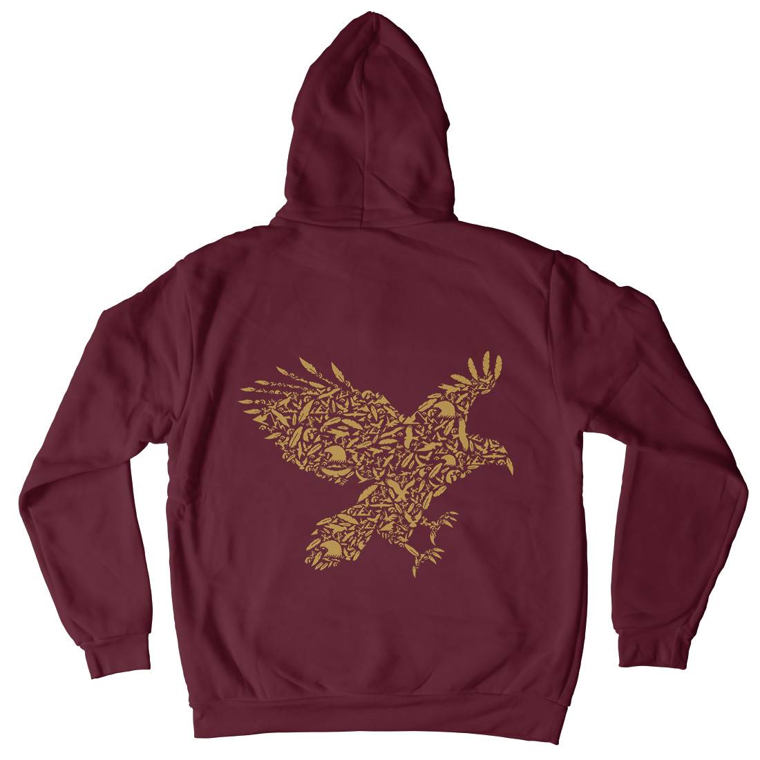Eagle Mens Hoodie With Pocket Animals B029