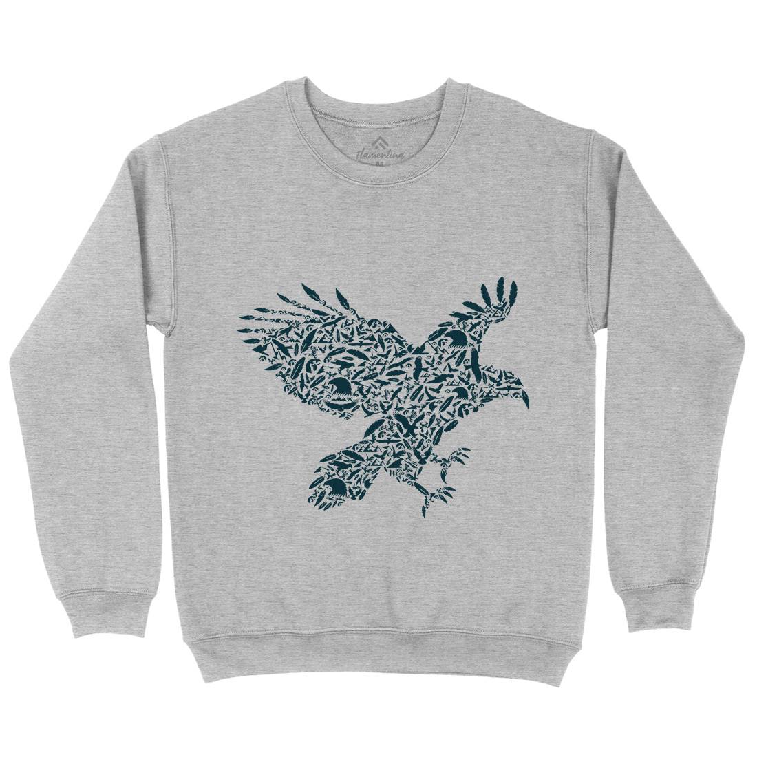 Eagle Kids Crew Neck Sweatshirt Animals B029