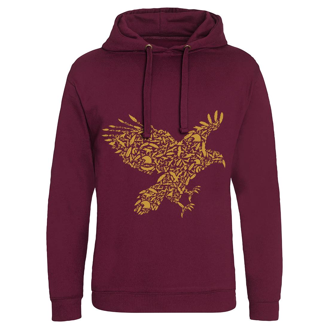 Eagle Mens Hoodie Without Pocket Animals B029