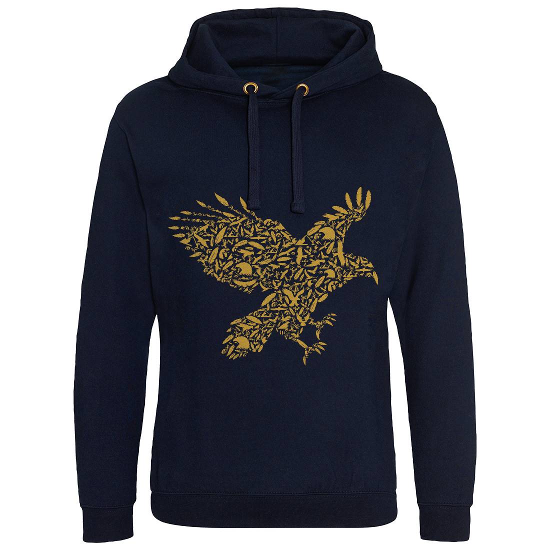 Eagle Mens Hoodie Without Pocket Animals B029