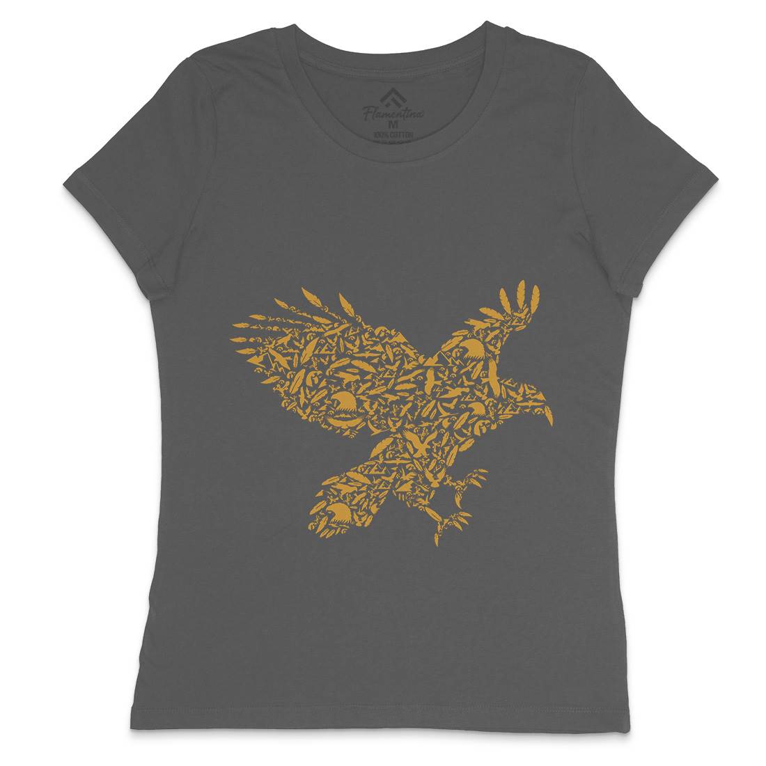 Eagle Womens Crew Neck T-Shirt Animals B029