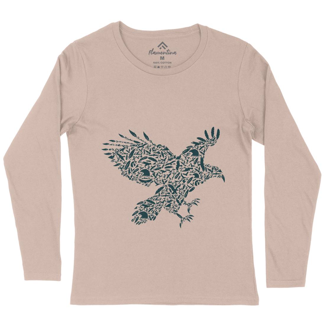 Eagle Womens Long Sleeve T-Shirt Animals B029