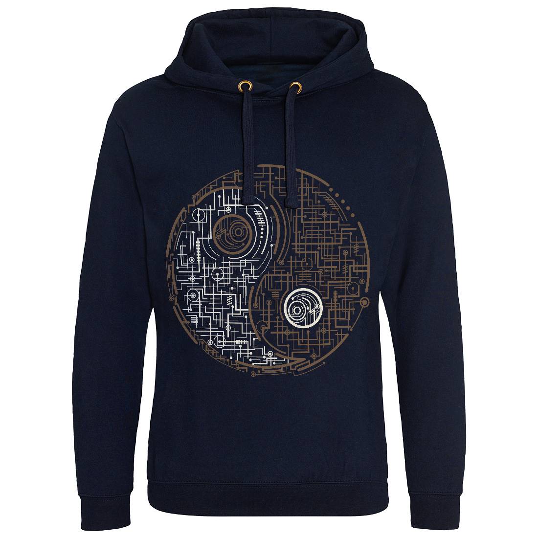 Electric Balance Mens Hoodie Without Pocket Religion B031