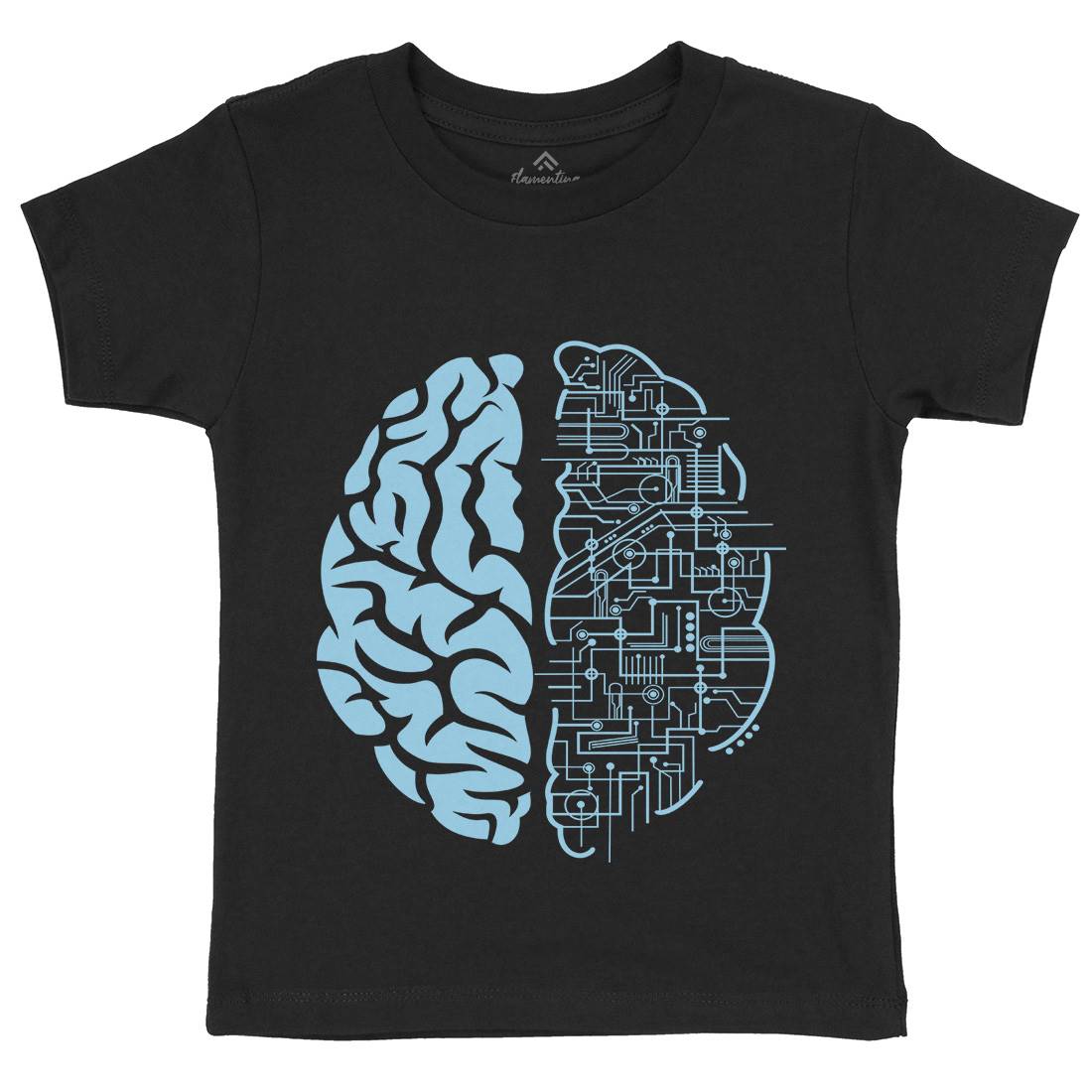Electric Brain Kids Organic Crew Neck T-Shirt Science B032