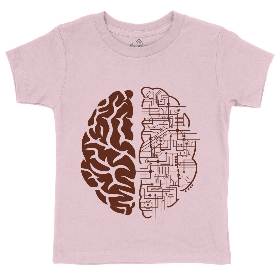 Electric Brain Kids Crew Neck T-Shirt Science B032