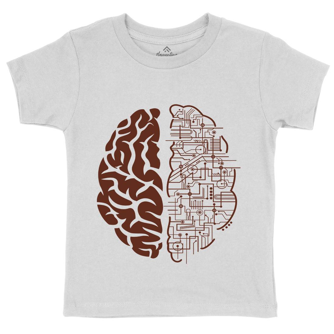 Electric Brain Kids Organic Crew Neck T-Shirt Science B032