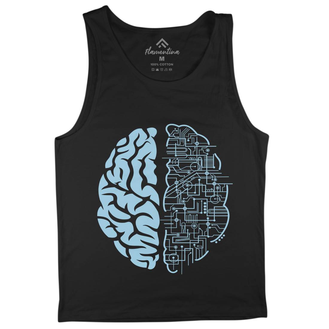 Electric Brain Mens Tank Top Vest Science B032