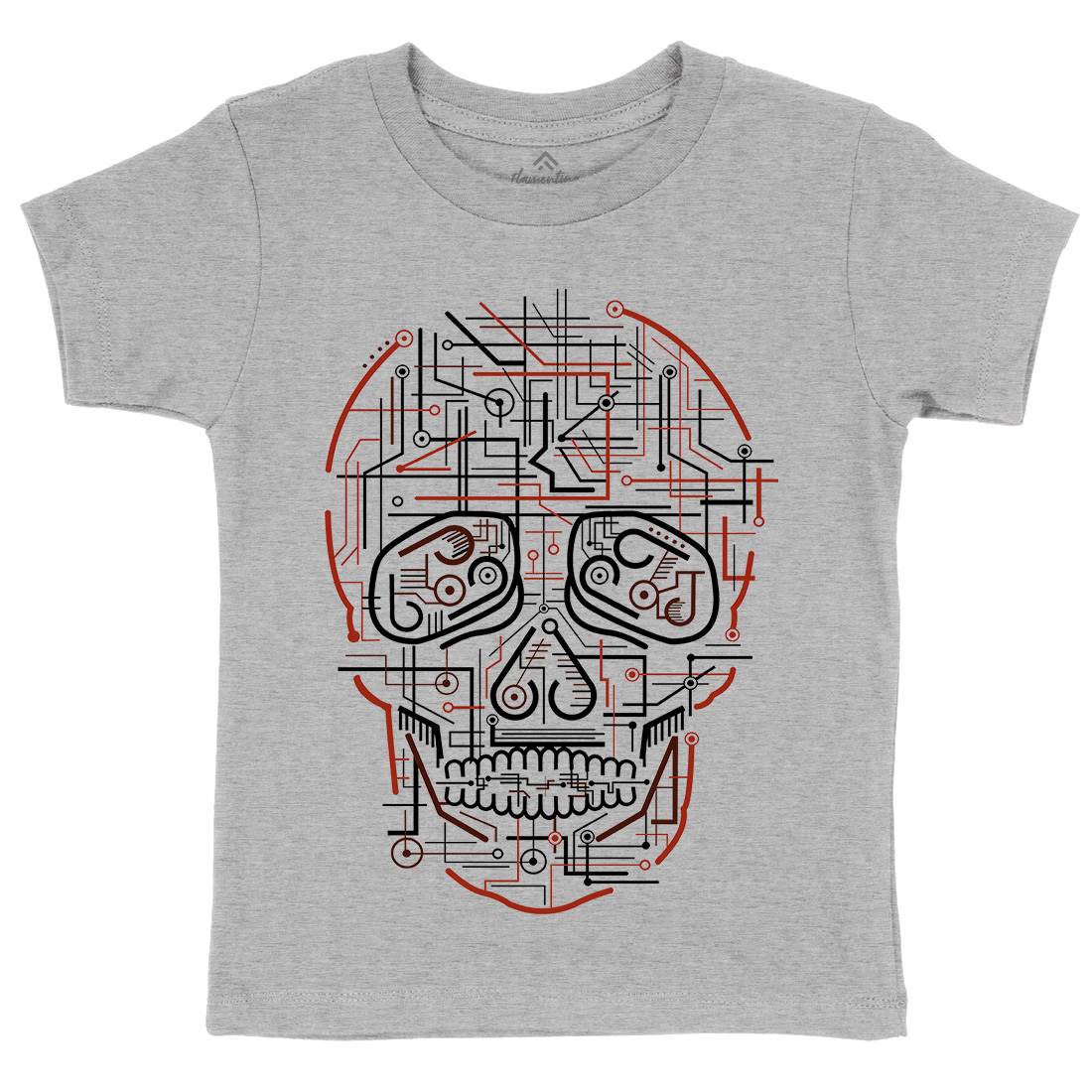 Electric Skull Kids Organic Crew Neck T-Shirt Science B034