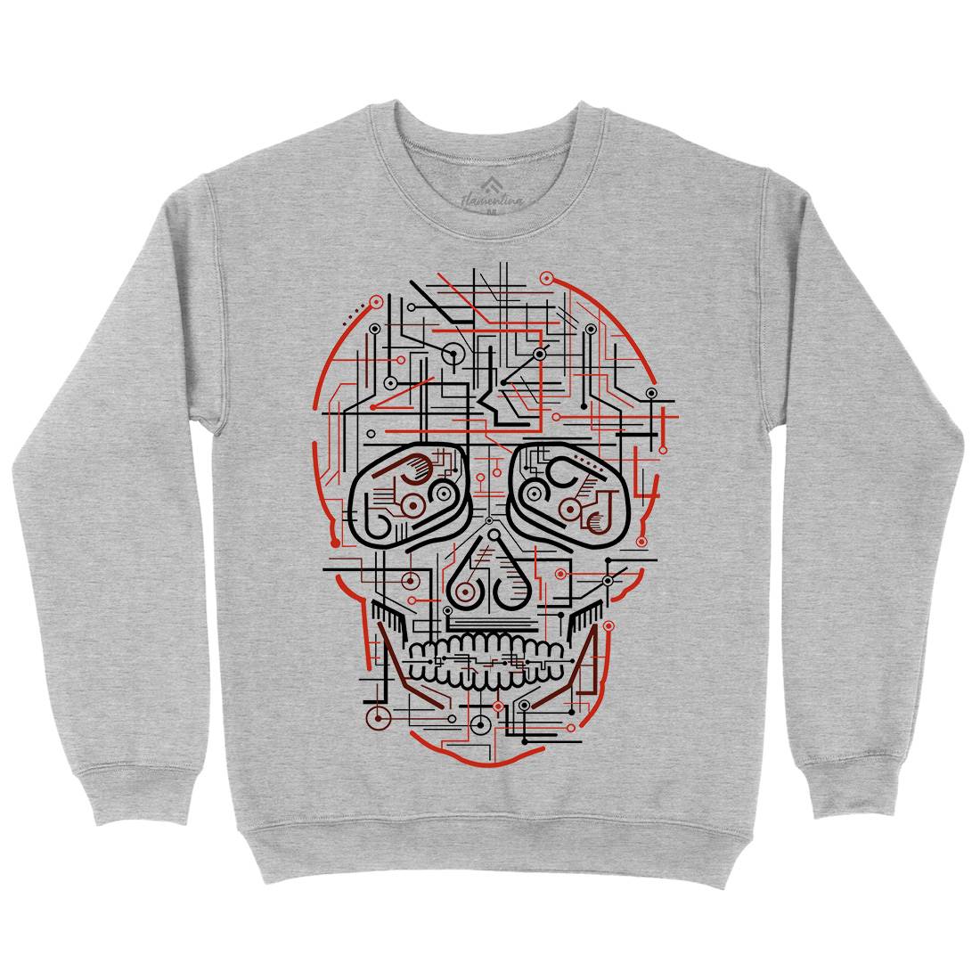 Electric Skull Kids Crew Neck Sweatshirt Science B034