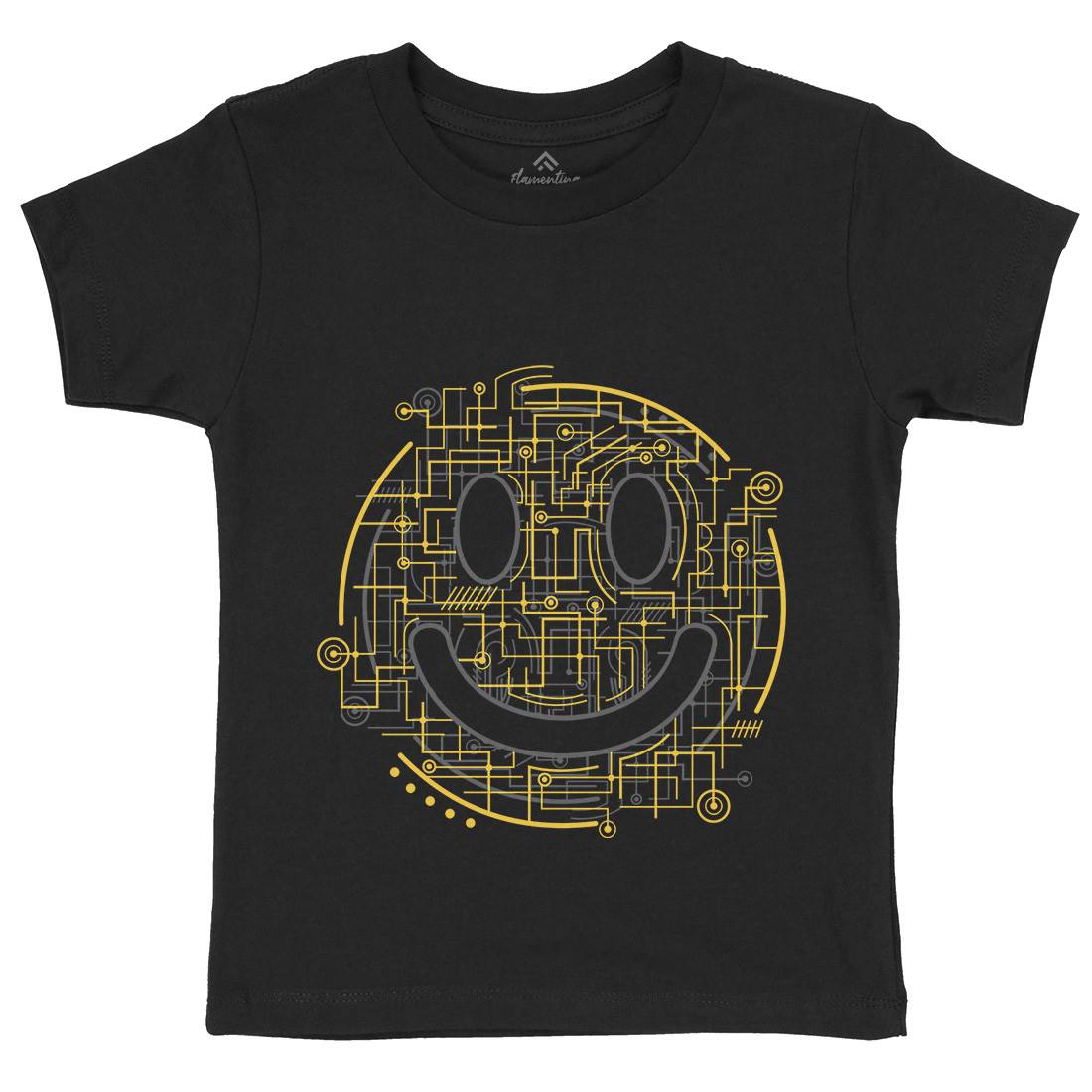 Electric Smile Kids Crew Neck T-Shirt Science B035