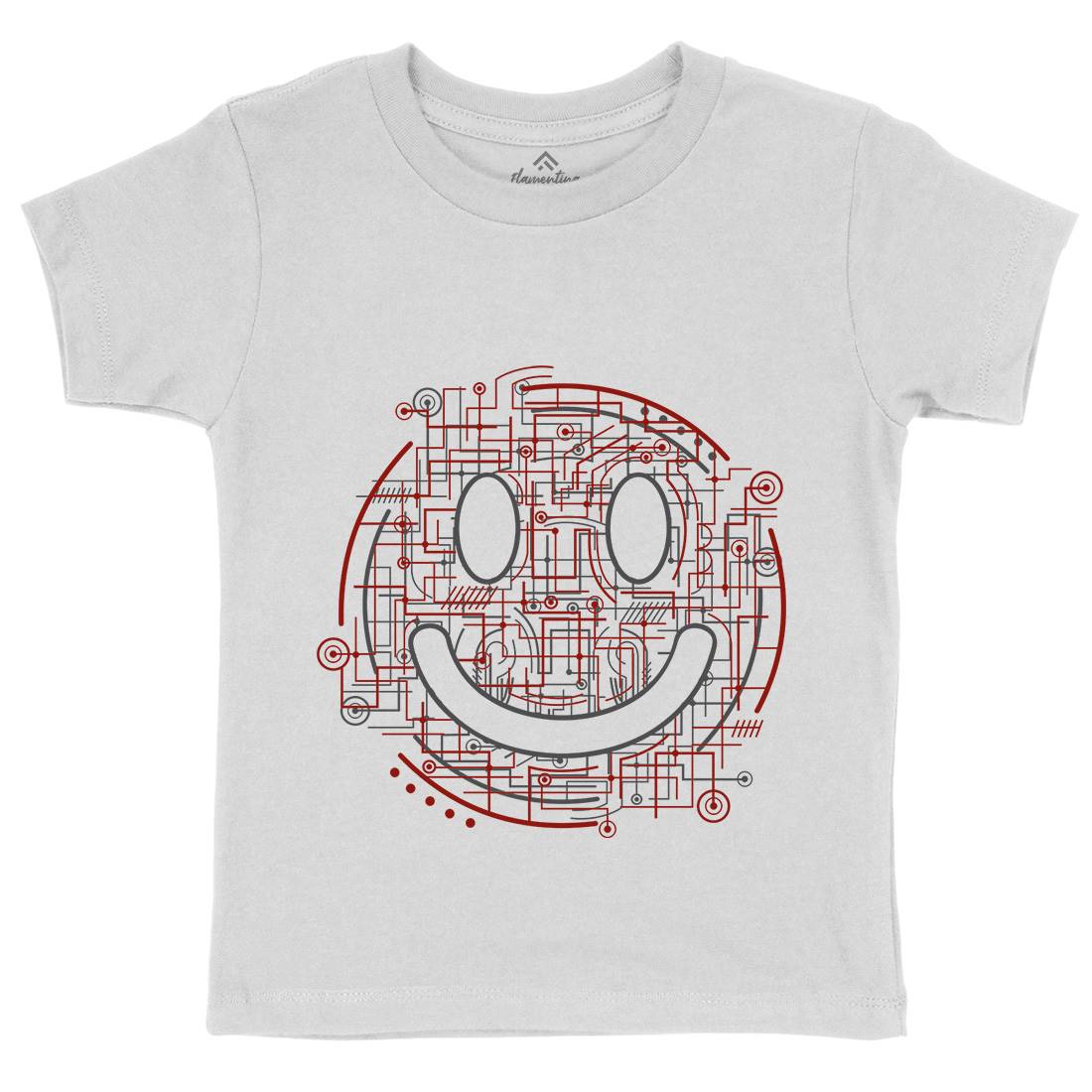 Electric Smile Kids Crew Neck T-Shirt Science B035