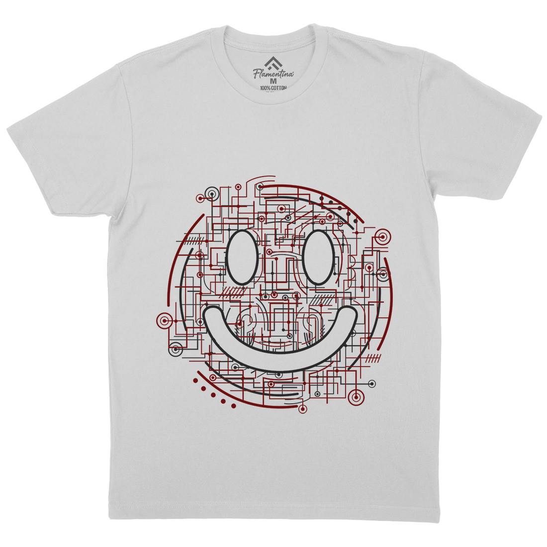 Electric Smile Mens Crew Neck T-Shirt Science B035
