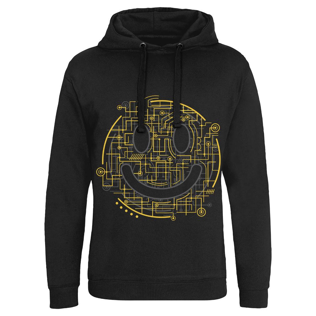 Electric Smile Mens Hoodie Without Pocket Science B035