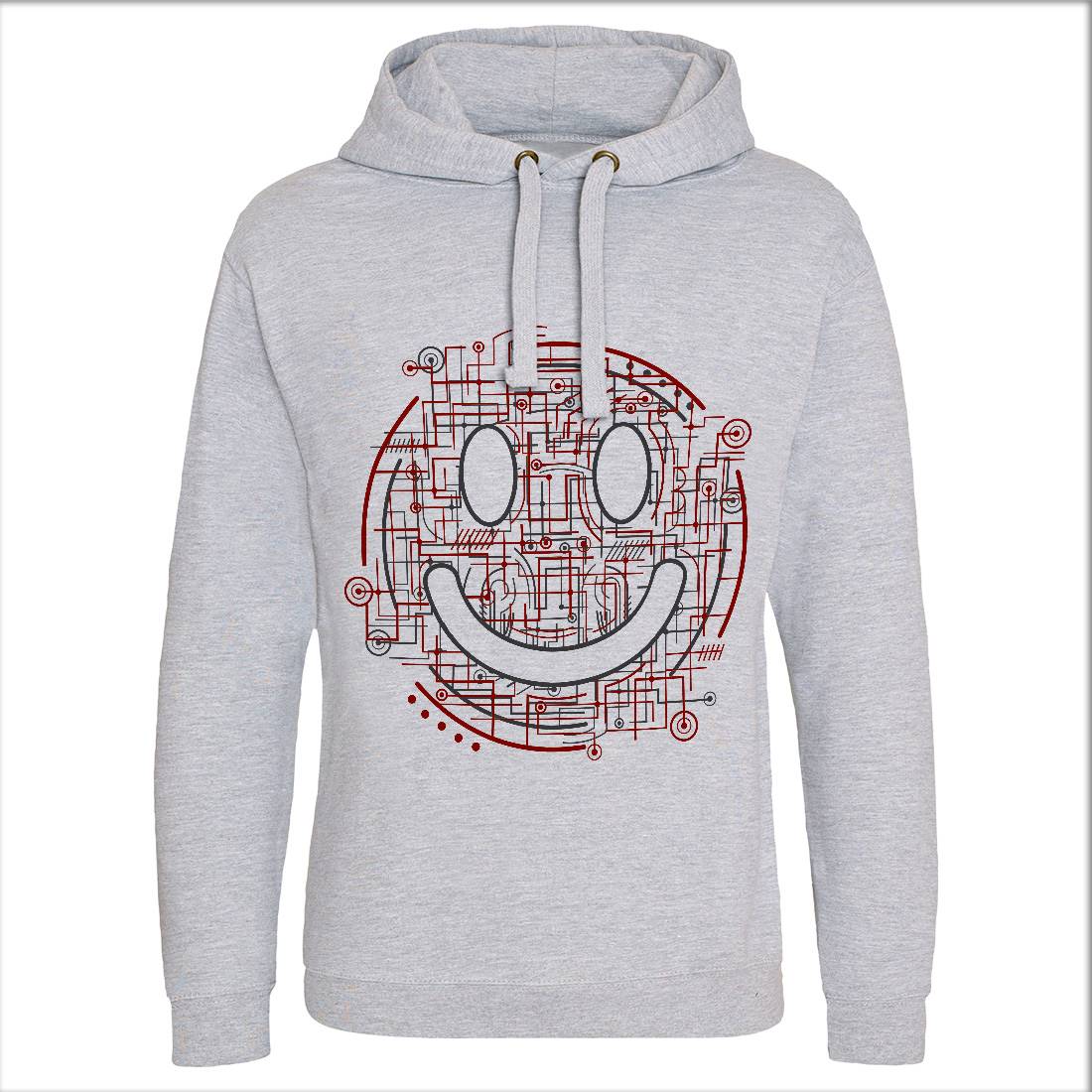 Electric Smile Mens Hoodie Without Pocket Science B035
