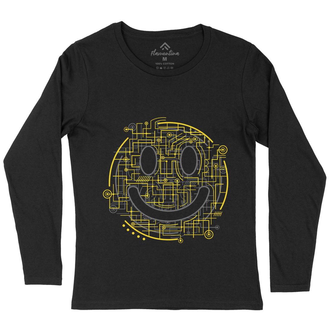 Electric Smile Womens Long Sleeve T-Shirt Science B035