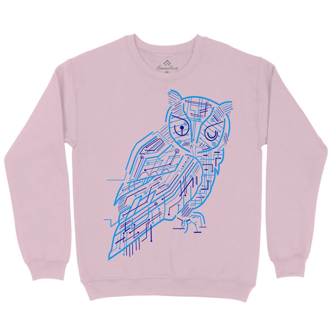 Electrical Owl Kids Crew Neck Sweatshirt Animals B036