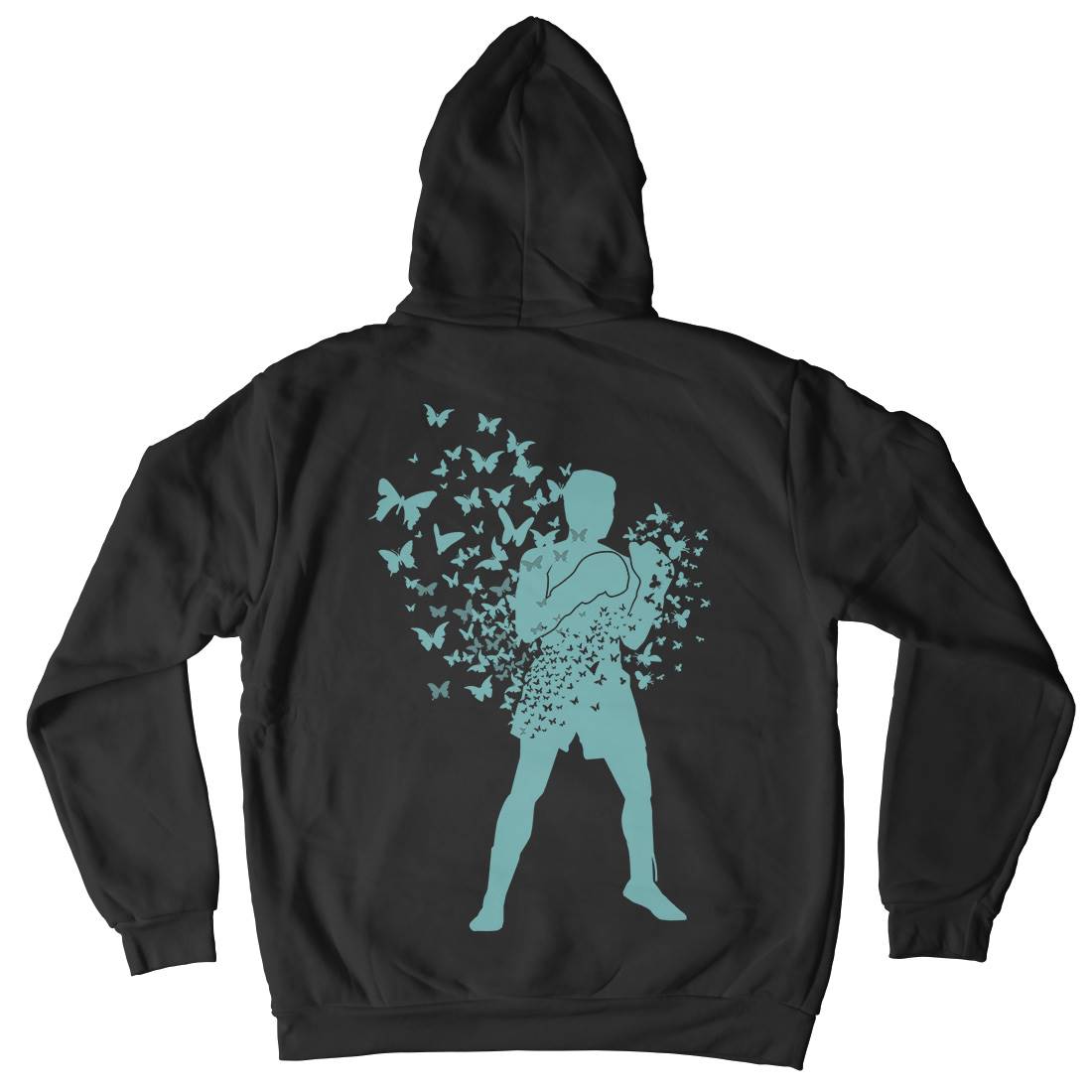 Float Like Butterfly Mens Hoodie With Pocket Sport B038