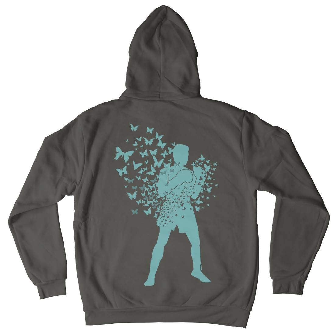 Float Like Butterfly Mens Hoodie With Pocket Sport B038