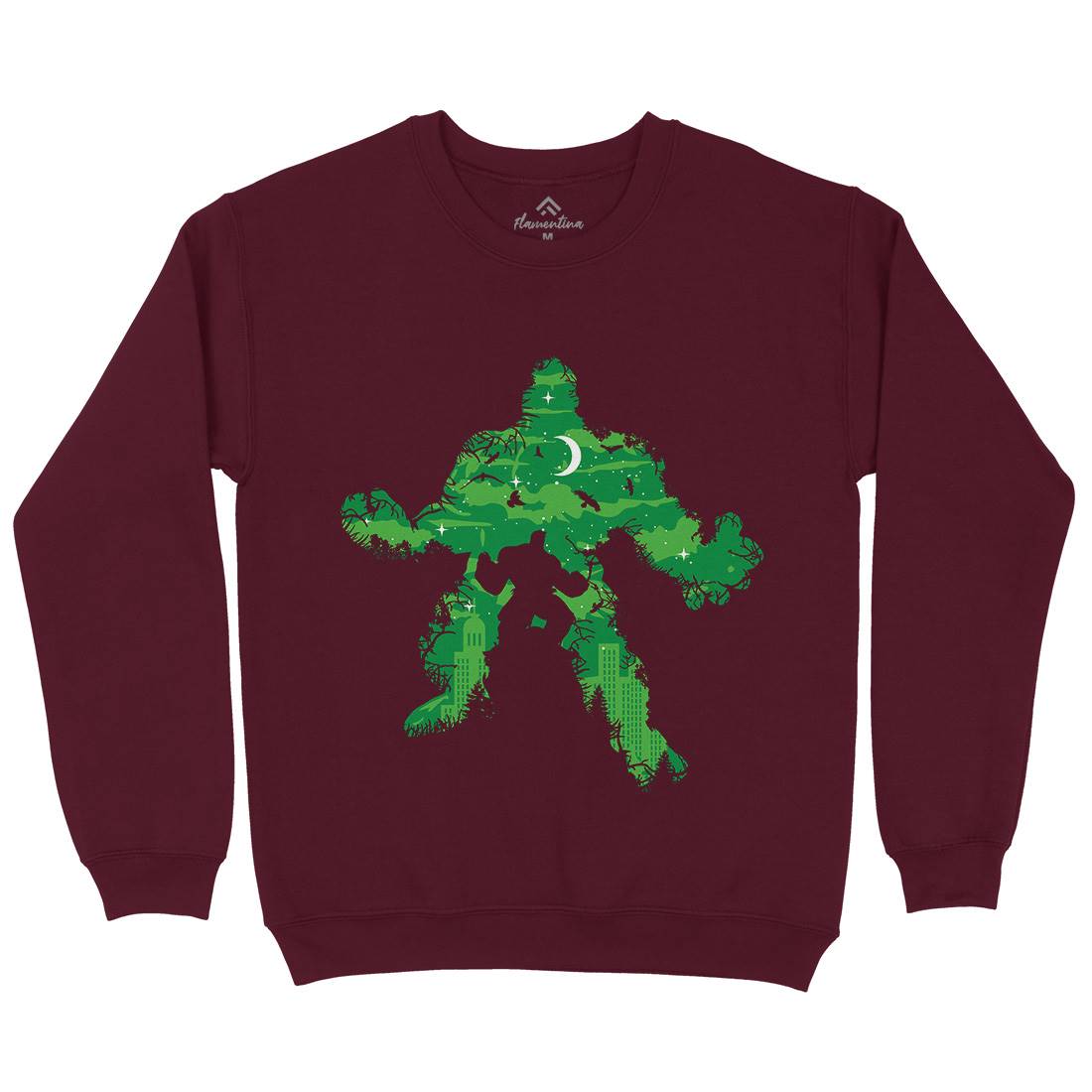 Green Monster Kids Crew Neck Sweatshirt Horror B046