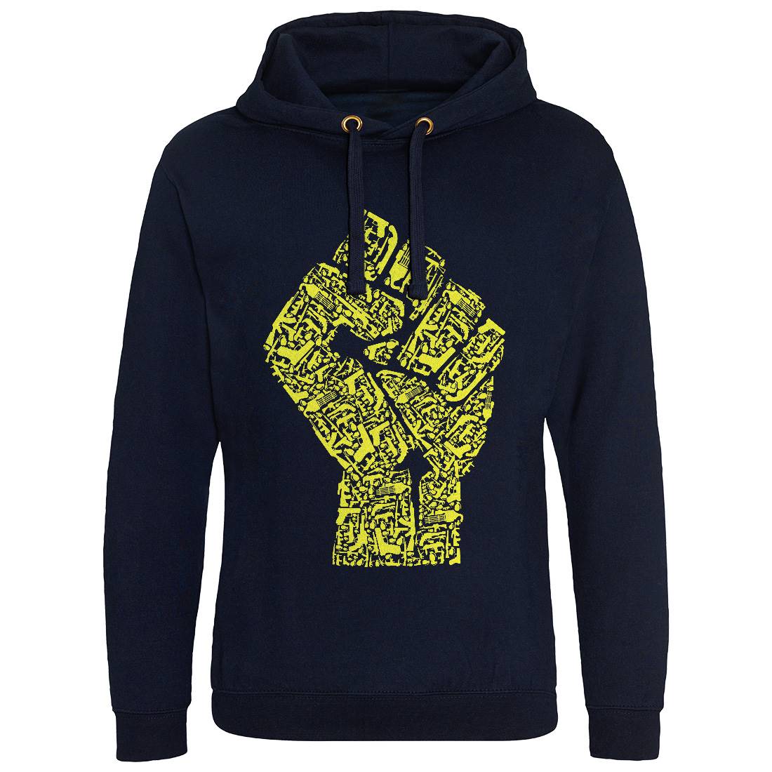 Hand Of Revolution Mens Hoodie Without Pocket Army B048