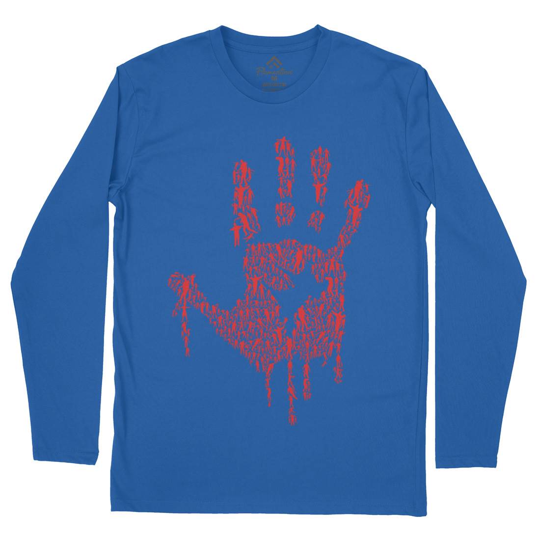 Hand Of Zombies Mens Long Sleeve T-Shirt Horror B049