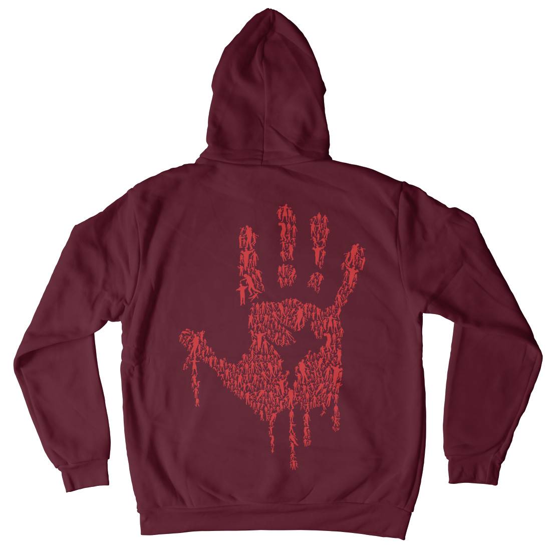 Hand Of Zombies Mens Hoodie With Pocket Horror B049