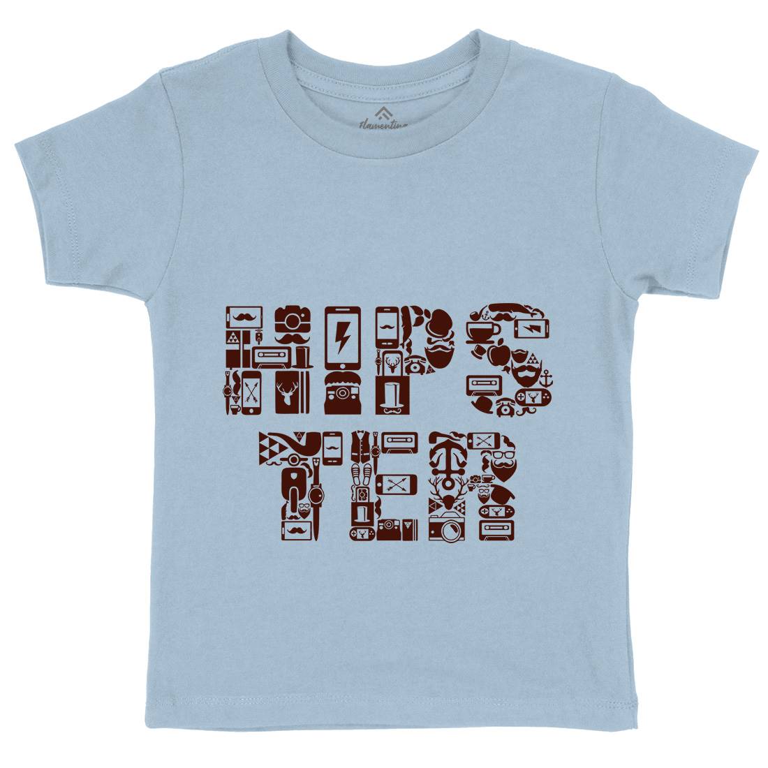 Hipster Kids Crew Neck T-Shirt Barber B051