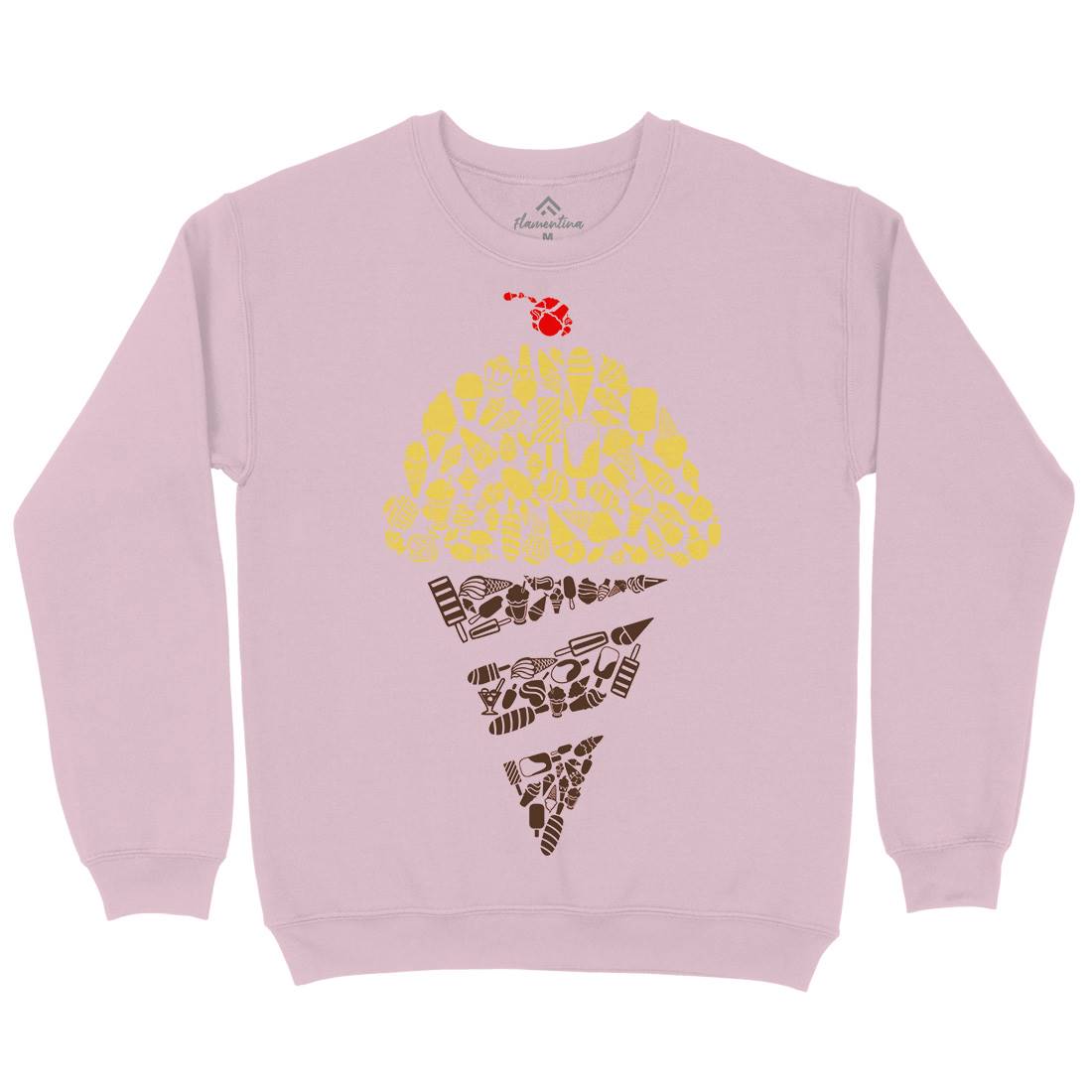 Ice Cream Kids Crew Neck Sweatshirt Food B053