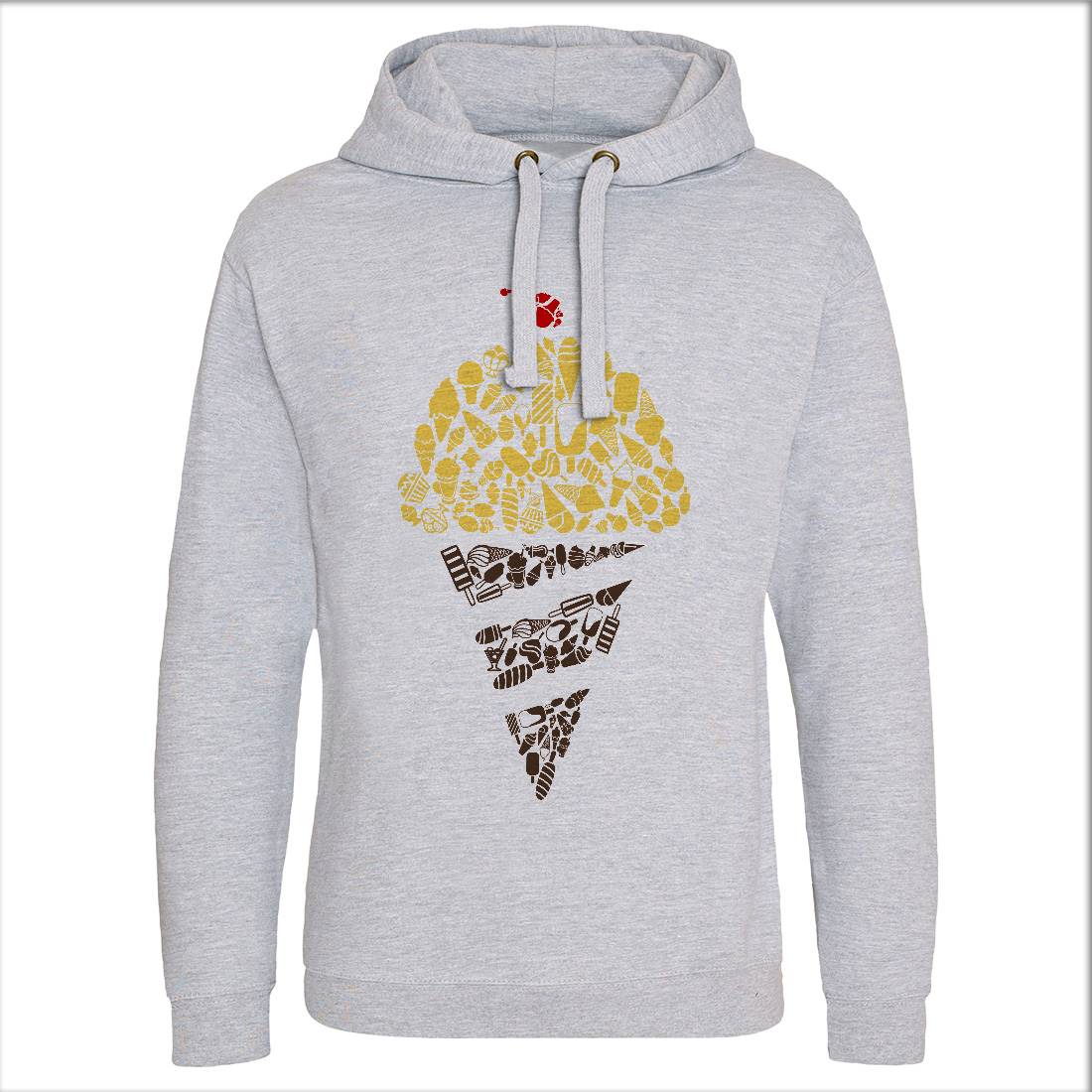 Ice Cream Mens Hoodie Without Pocket Food B053