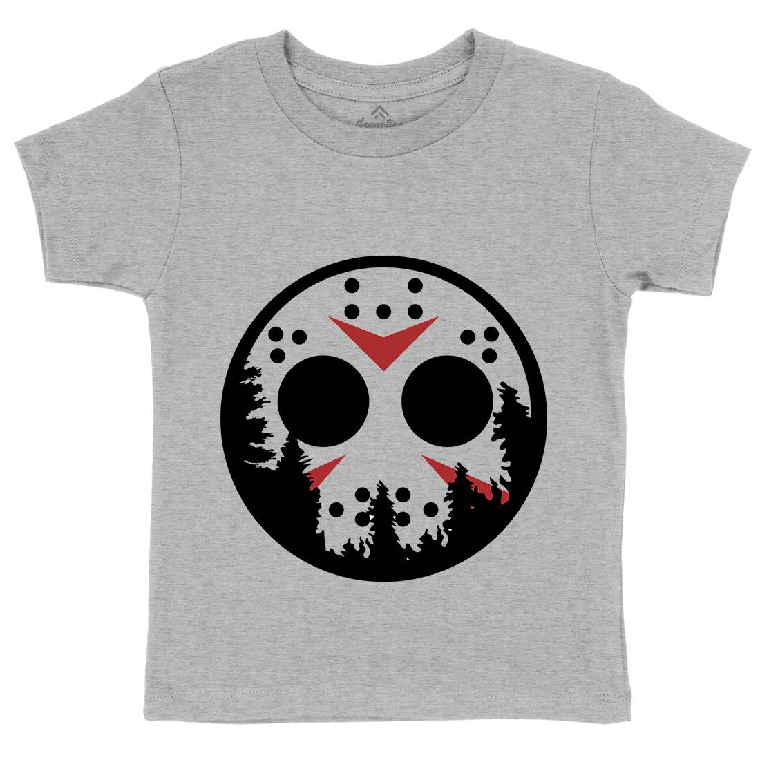 Moon Kids Organic Crew Neck T-Shirt Horror B054