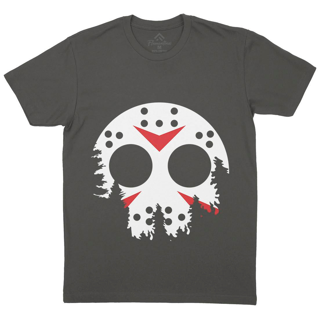 Moon Mens Crew Neck T-Shirt Horror B054