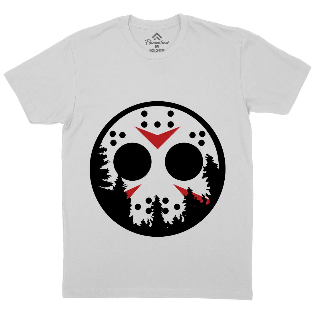 Moon Mens Crew Neck T-Shirt Horror B054