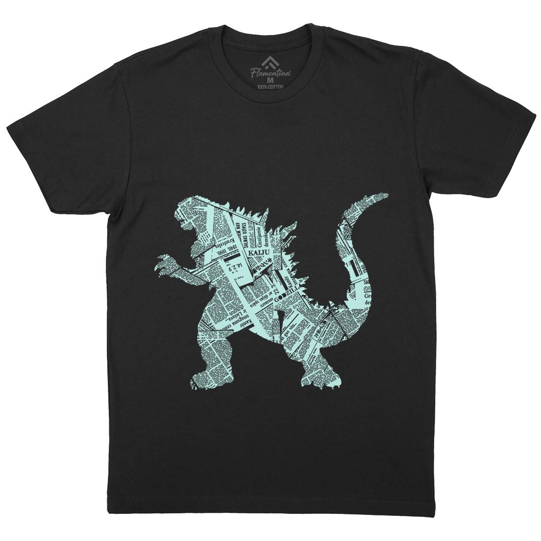 Monster Mens Crew Neck T-Shirt Horror B055