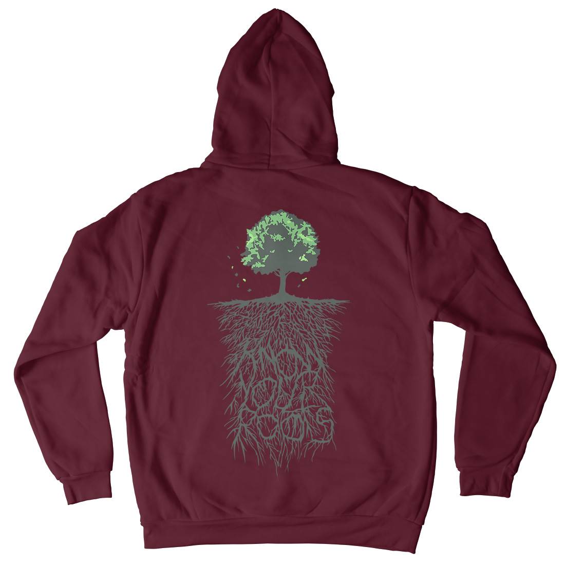 Know Your Roots Mens Hoodie With Pocket Nature B057
