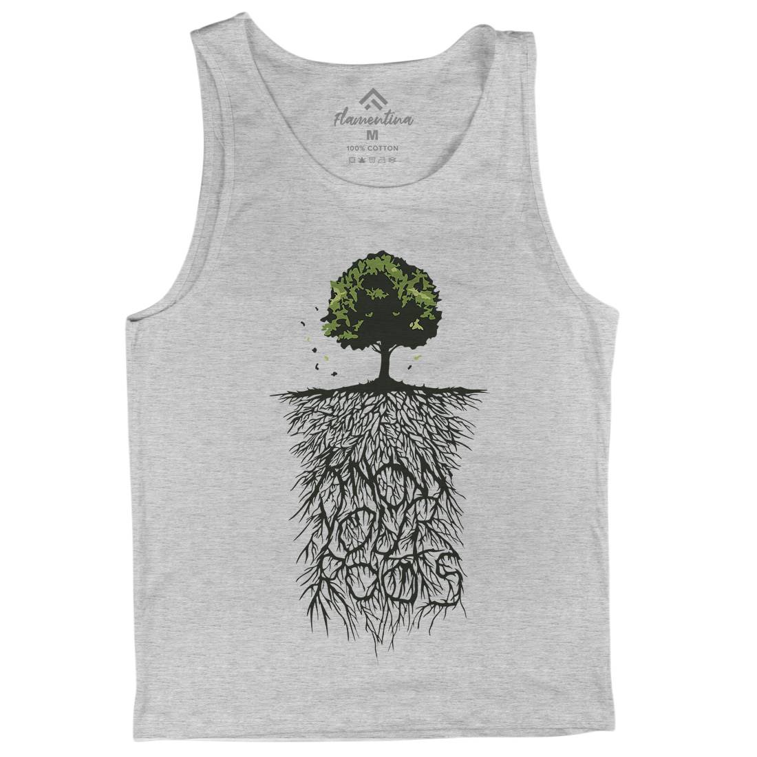 Know Your Roots Mens Tank Top Vest Nature B057