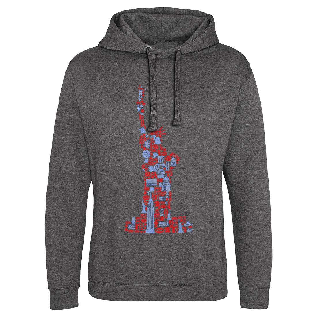 Liberty Mens Hoodie Without Pocket American B058