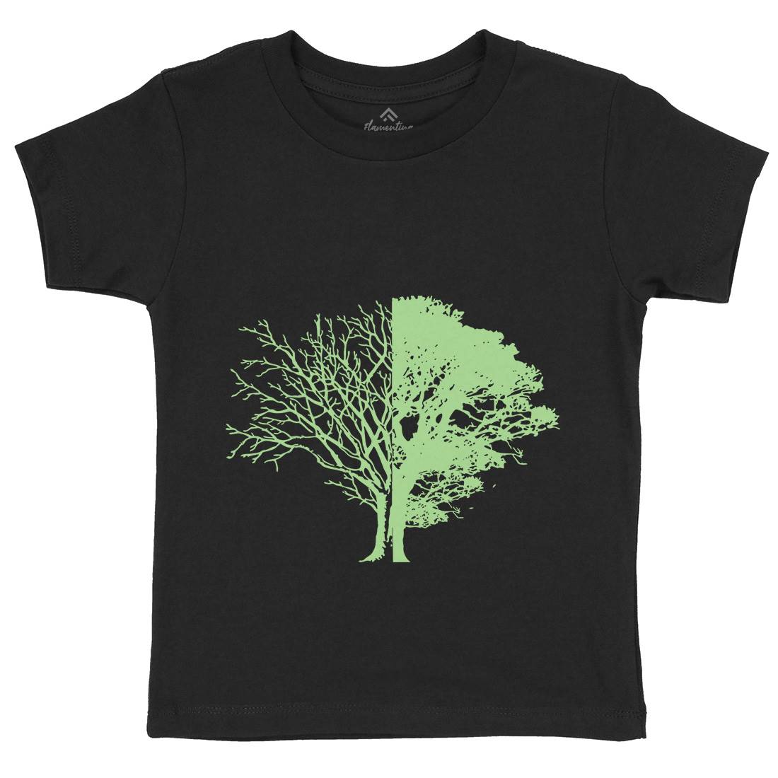 Life And Death Kids Crew Neck T-Shirt Nature B059
