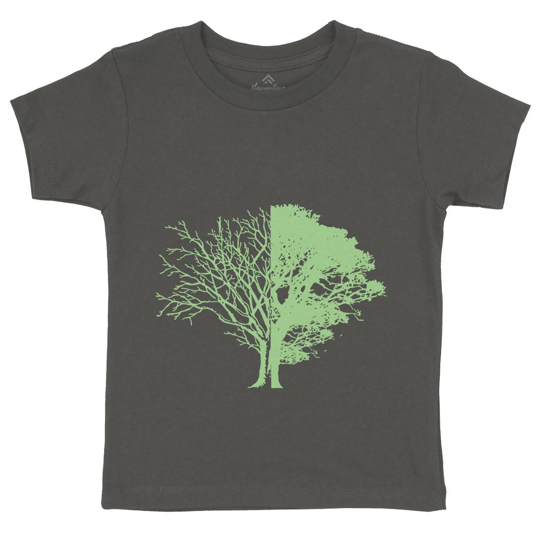 Life And Death Kids Crew Neck T-Shirt Nature B059