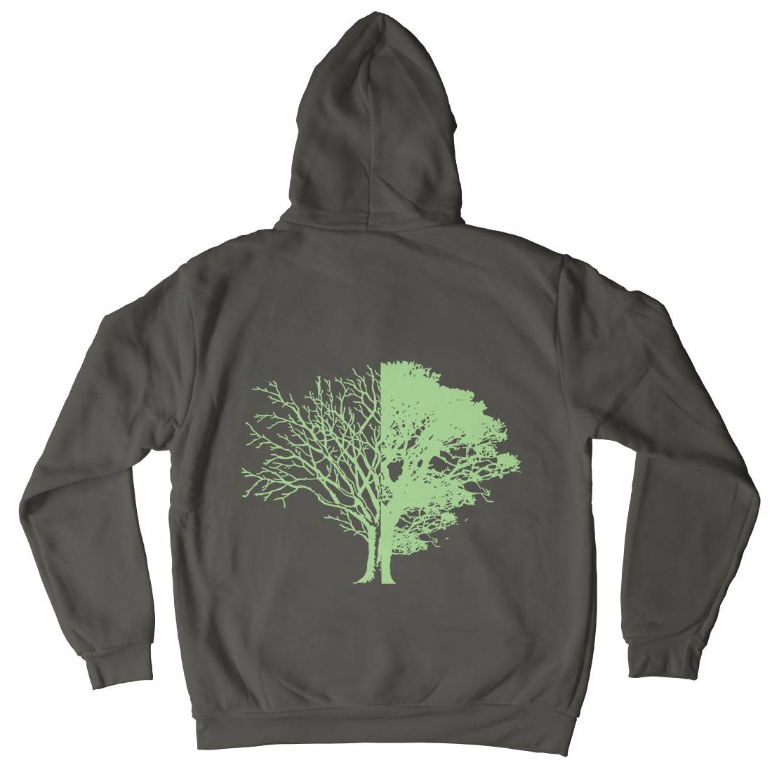 Life And Death Mens Hoodie With Pocket Nature B059