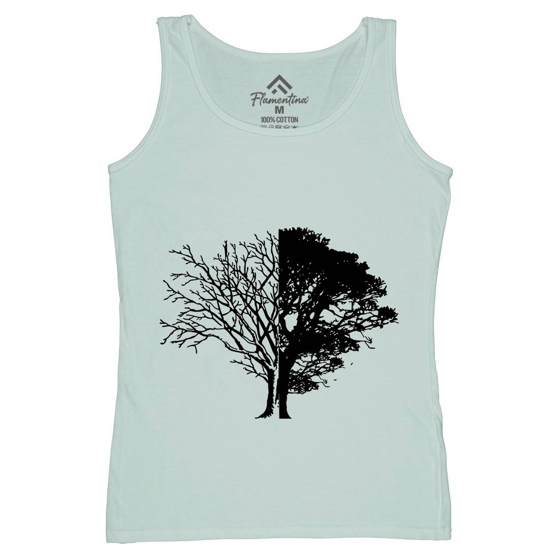 Life And Death Womens Organic Tank Top Vest Nature B059